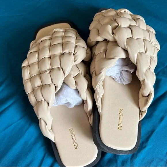 plt basket weave sandals - Picture 5 of 6